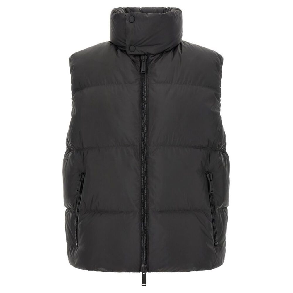Dsquared² Black Polyester Sleeveless Men's Jacket